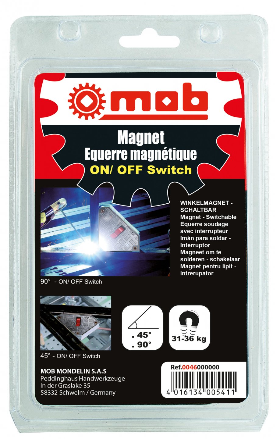 Echer magnetic cu intrerupator 05