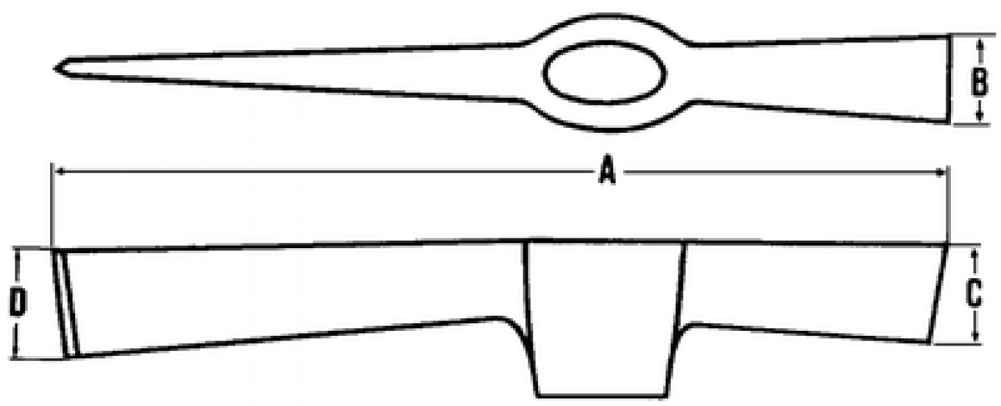 Ciocan zidar cu lama verticala si cap, coada de lemn 02