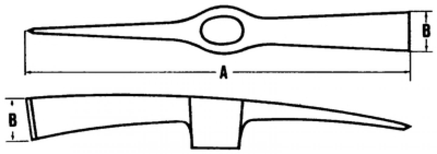 Ciocan zidar cu 2 lame, coada de lemn 03