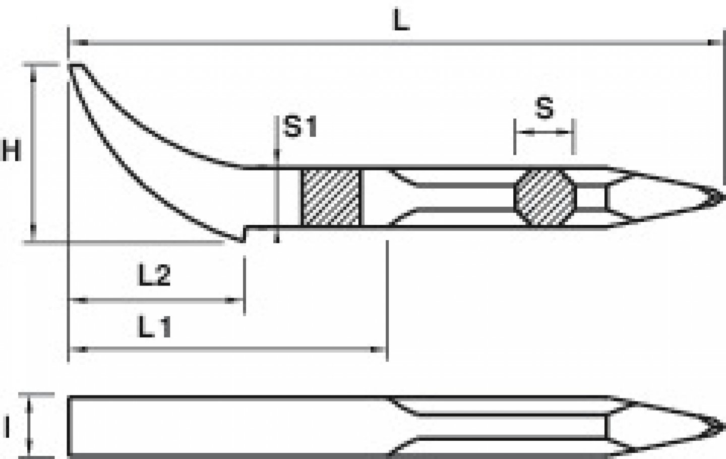 Leviere forjate cu umar si varf ascutit 03