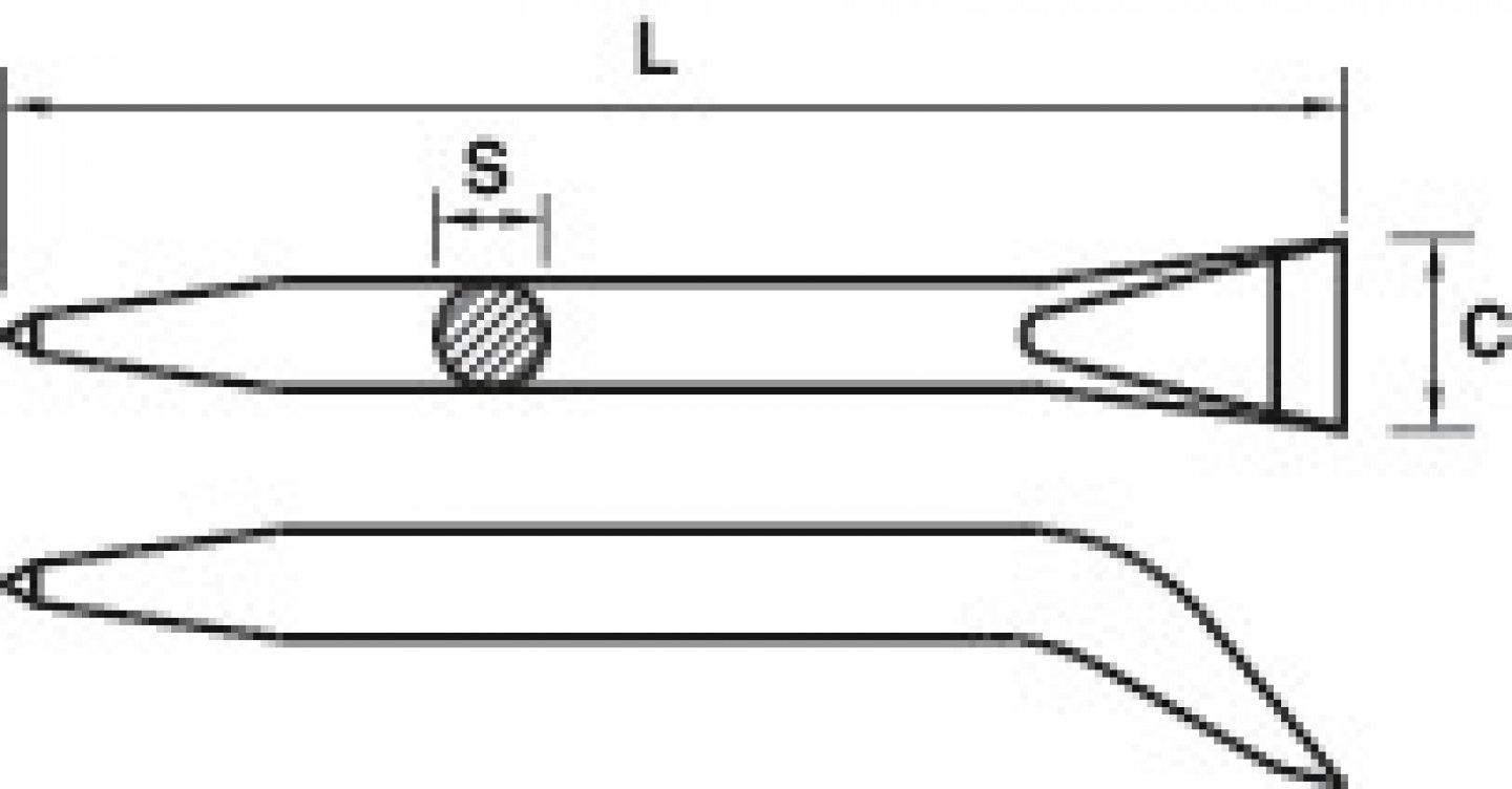 Levier octogonal, vopsit 03
