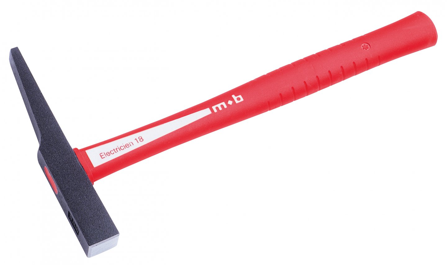 Ciocanul electrician mâner rosu