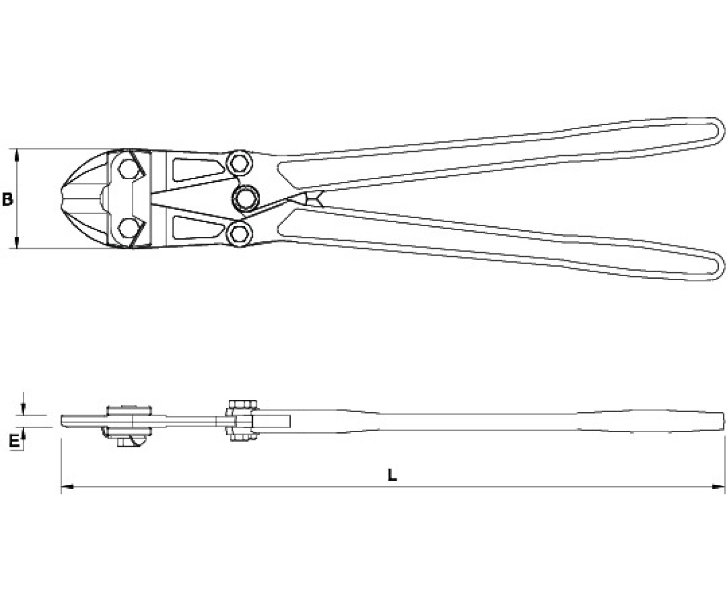 Clesti cu brate forjate pentru taiat buloane 02