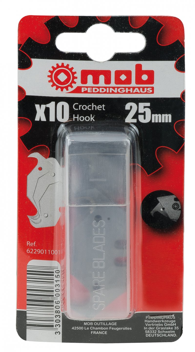 Set rezerve 10 lame drepte pentru cutter, trapezoidale 02