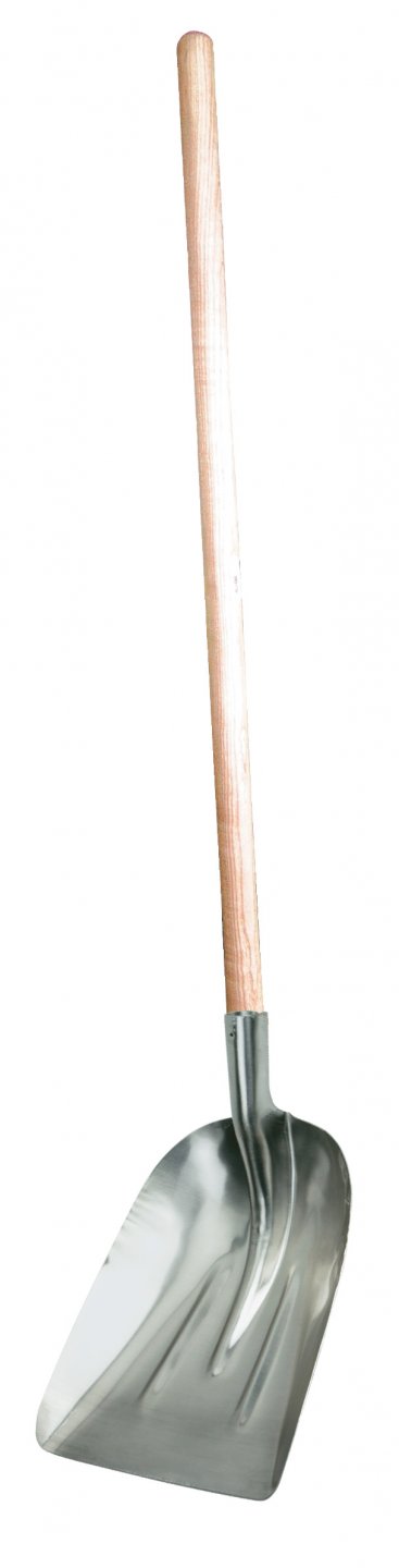 Lopata pentru zapada, din aluminiu, coada de lemn 110 cm