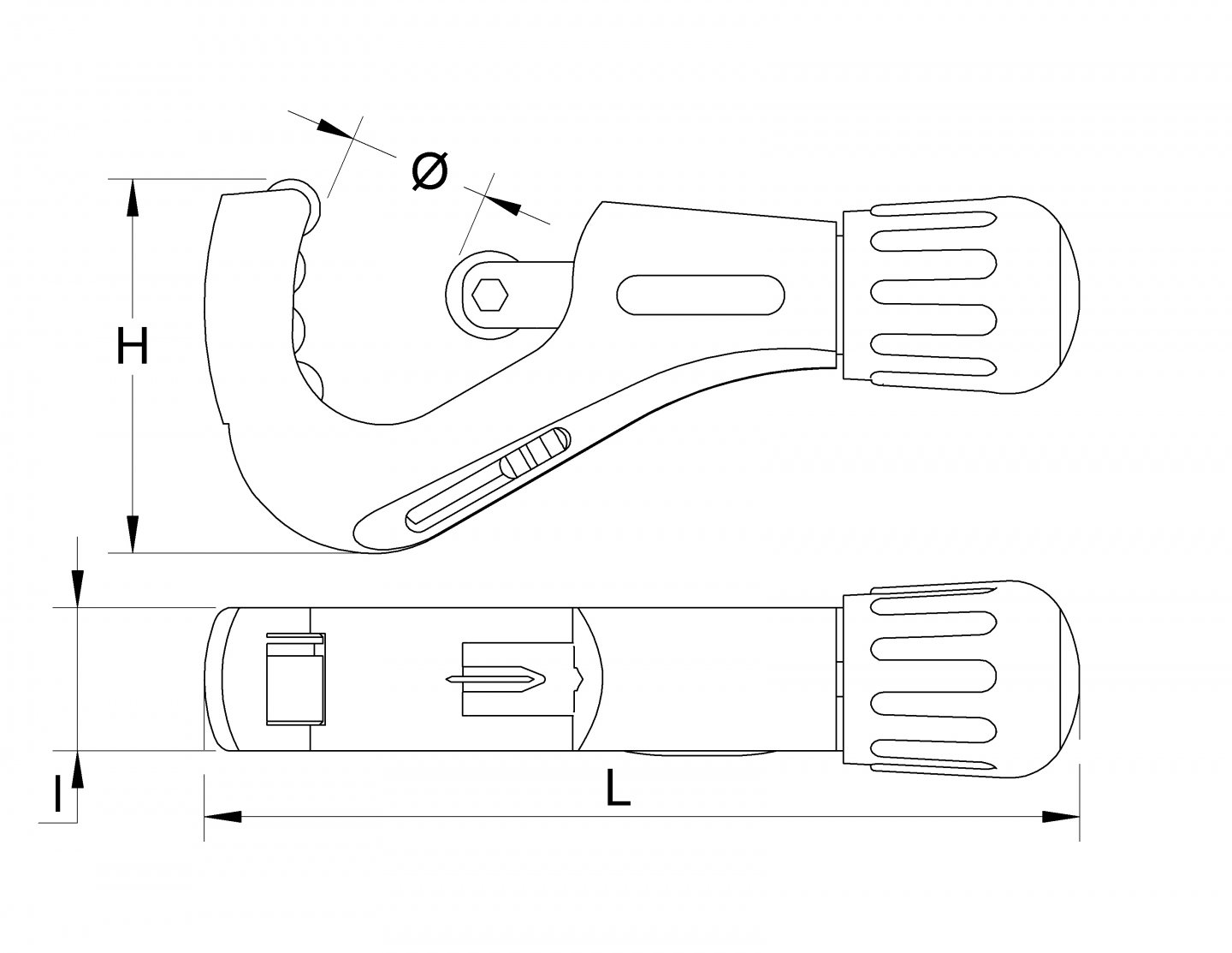 Dispozitiv pentru taiat tevi inox 02