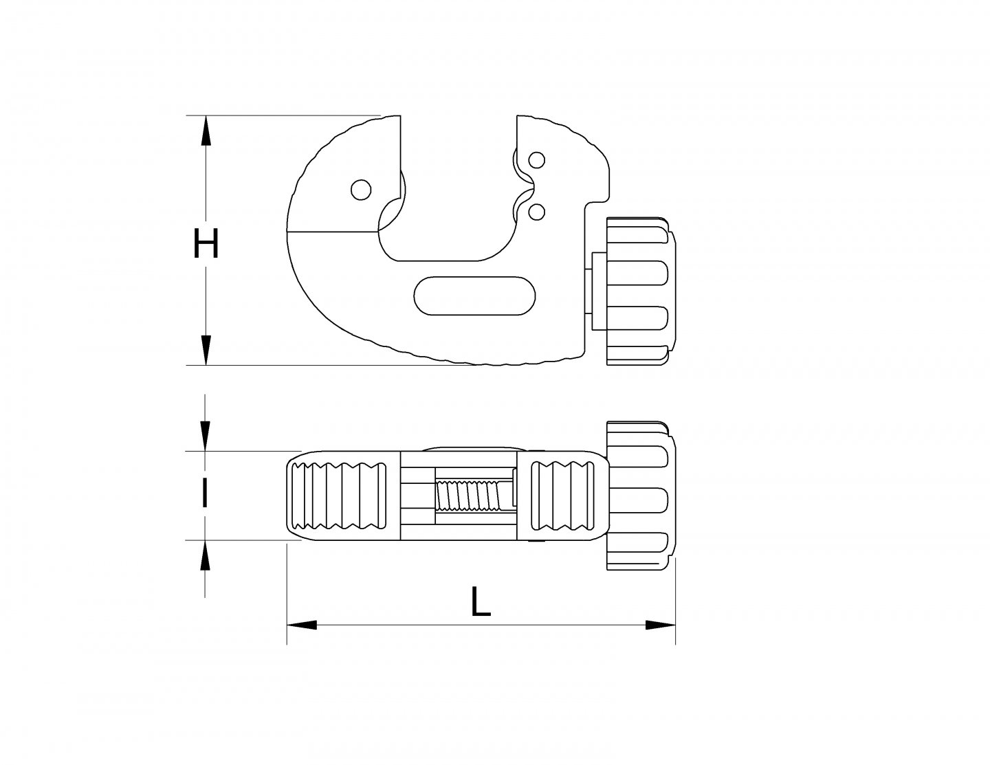 Dispozitiv mini pentru taiat tevi cupru 02