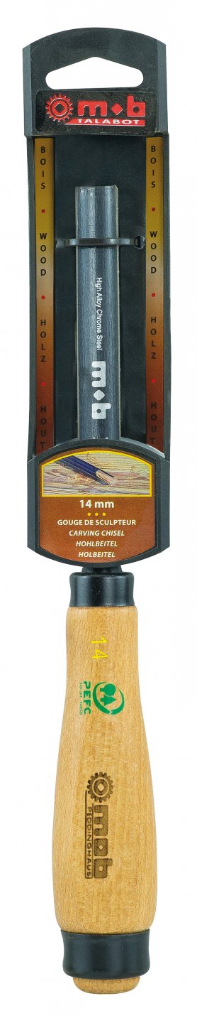 Sculpe gouge pe card