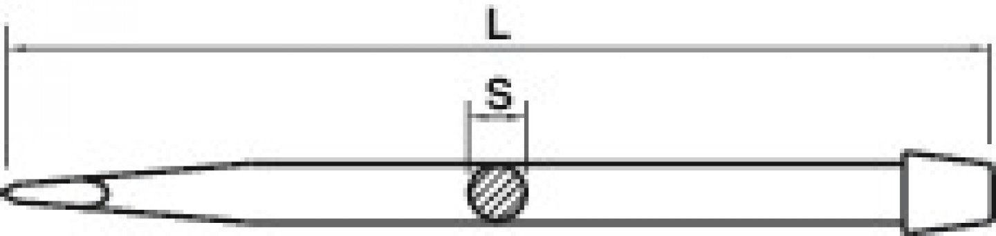 Dalta de zidar din otel alit, cu mâner 02