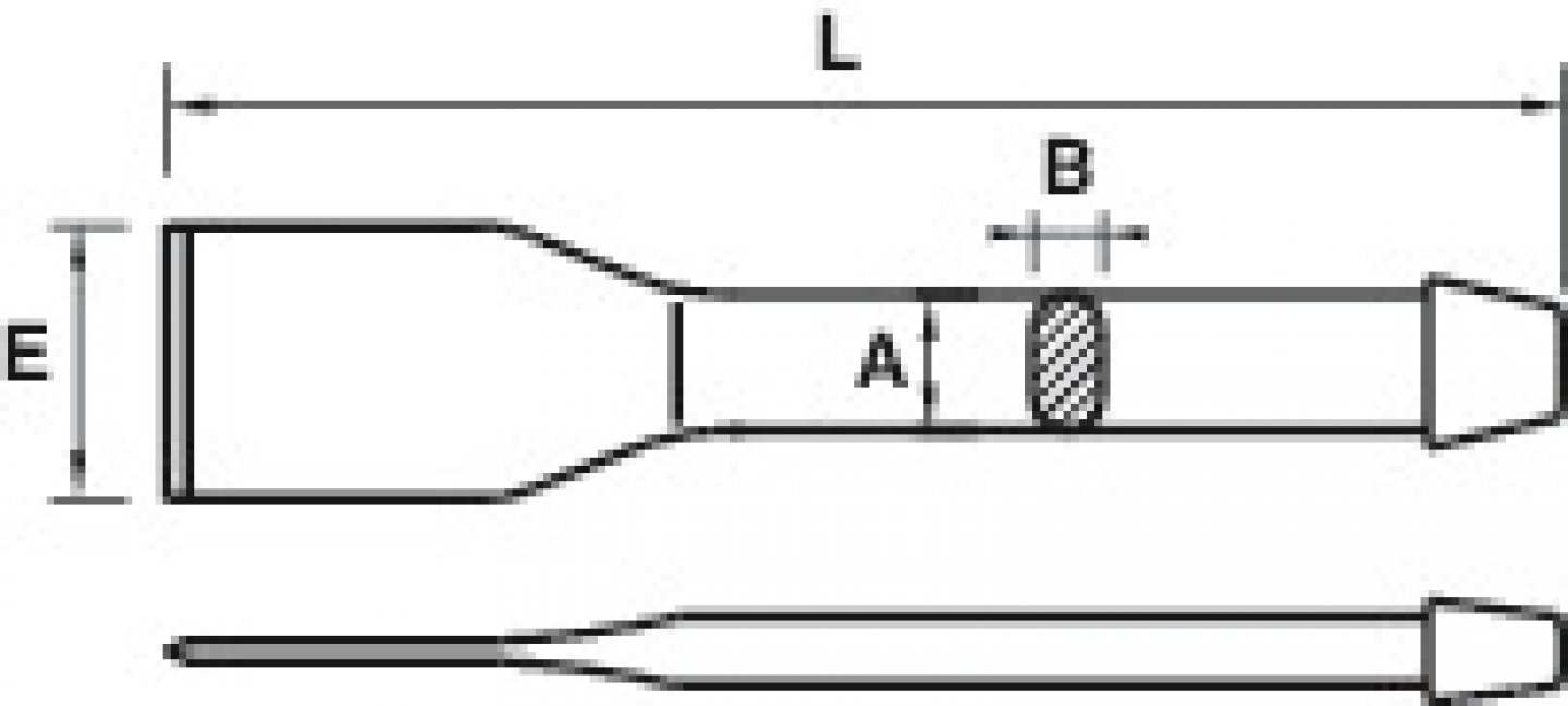 Dalta de caramanda cu mâner 03