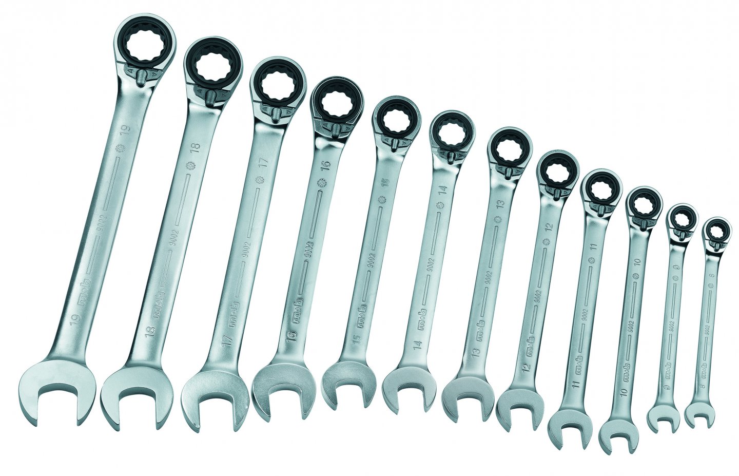 Kit cheie combinată cu cliquet 02