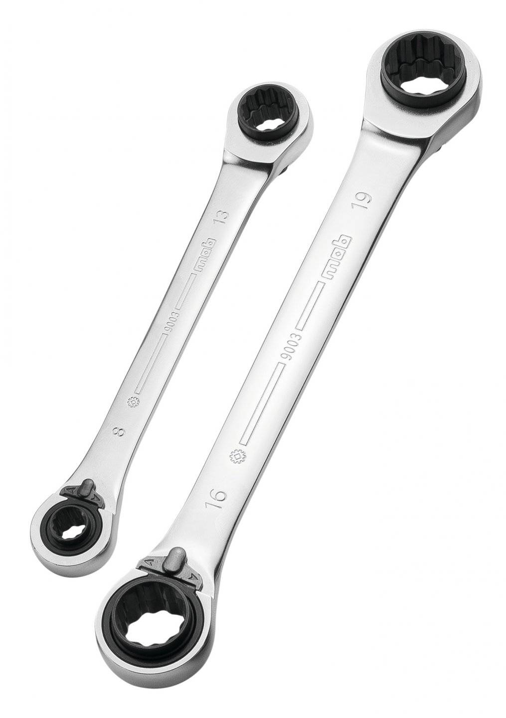 Set 2 chei 4x4 cu cliquet pe card