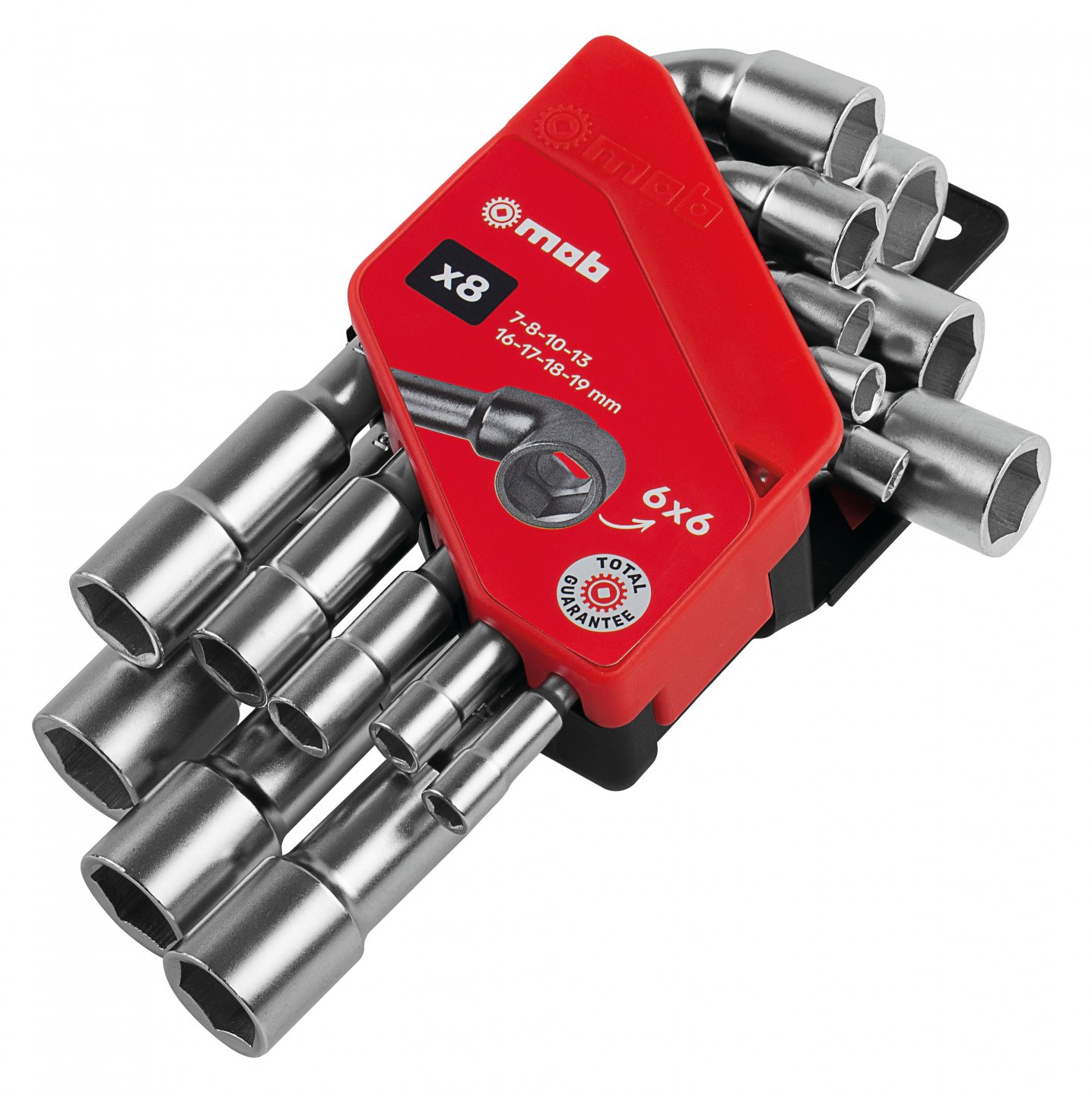 Set de 8 chei tubulare cu priză 6x6