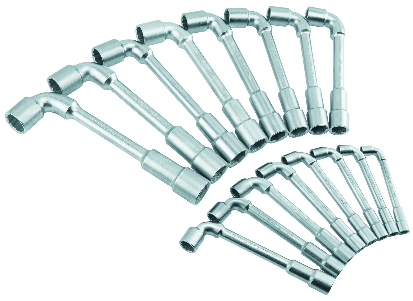 Setururi de cheie deschisă 6x12 puncte în cutie 04