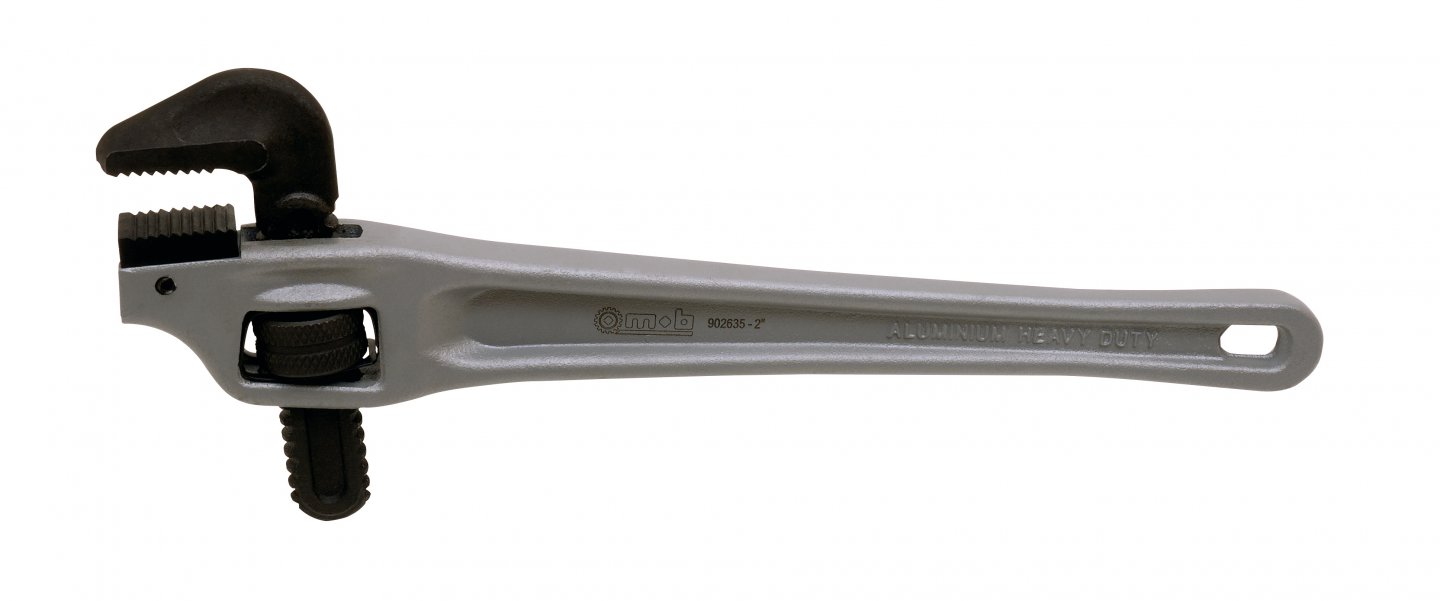 Cleste u.s. stillson pentru tevi cu gura la 900, corp din aliaj usor