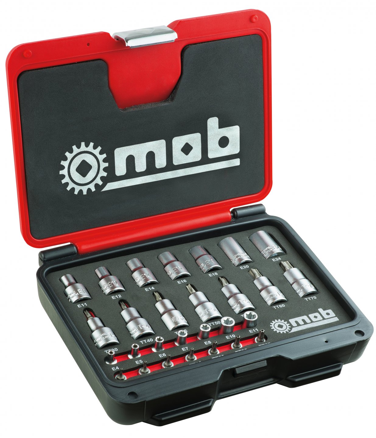 Trusa 28 capete tubulare torx, multitorx 1/4-1/2 03