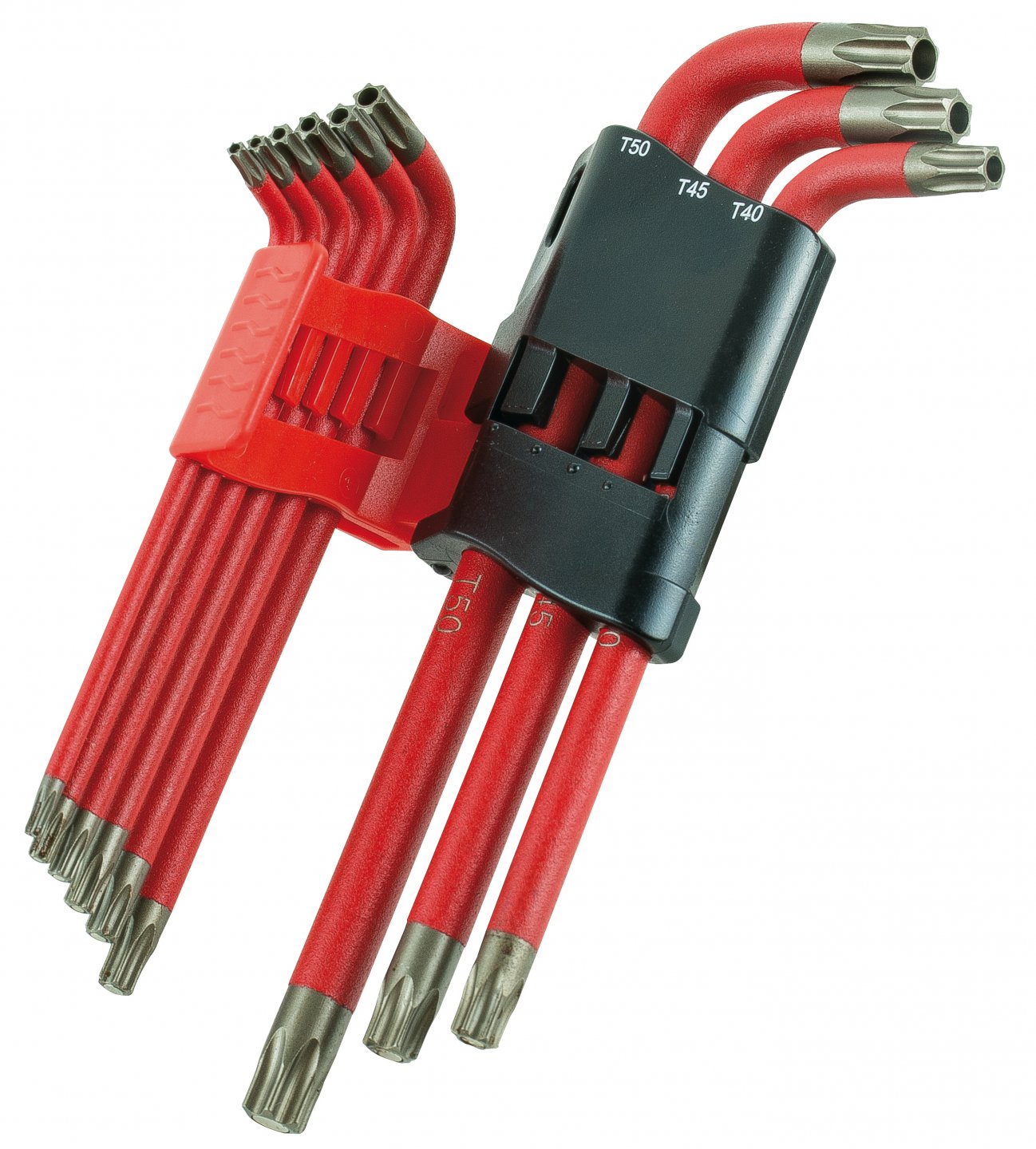 Set 9 chei lungi pentru locas hexagonal cu cap sferic si magnet 03