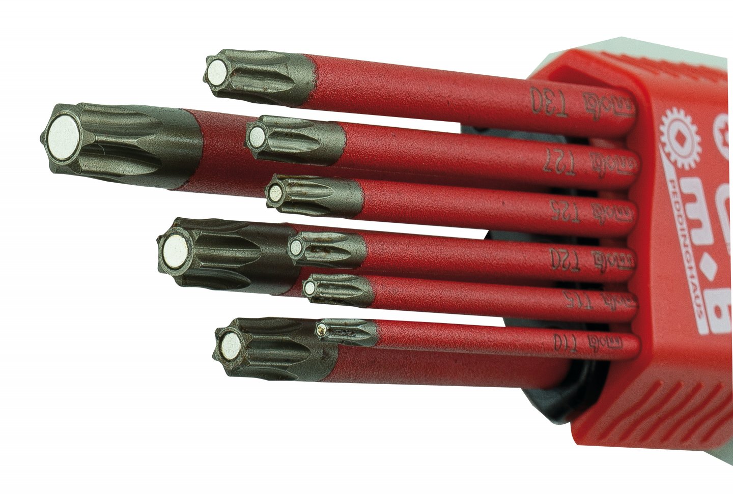 Set 9 chei lungi pentru locas hexagonal cu cap sferic si magnet 04