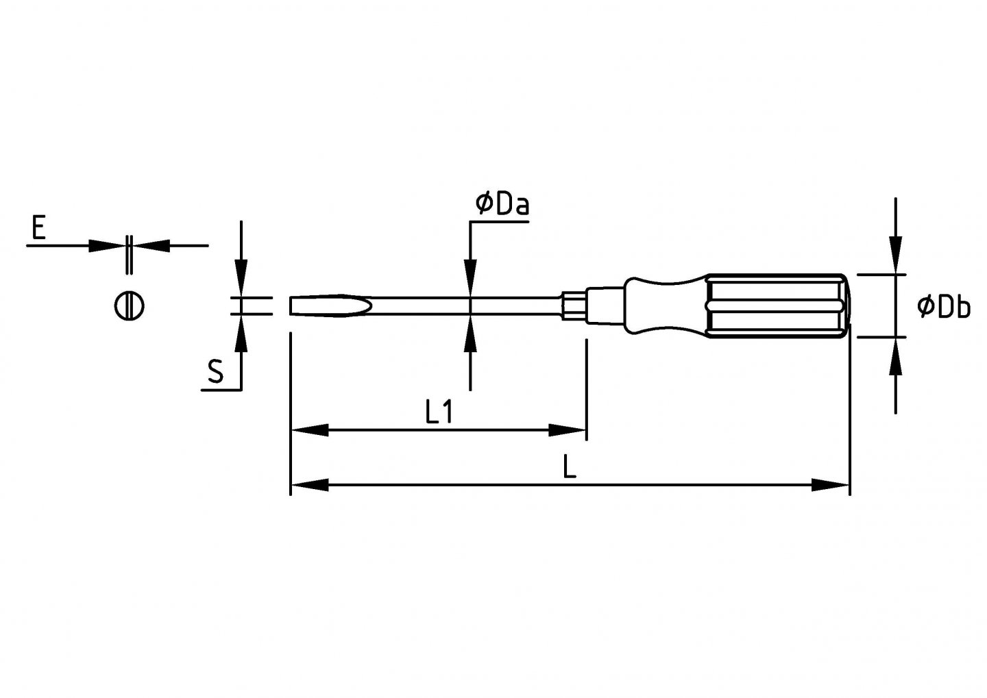 Surubelnita de impact cu hexagon pentru mecanici, maner lemn 02
