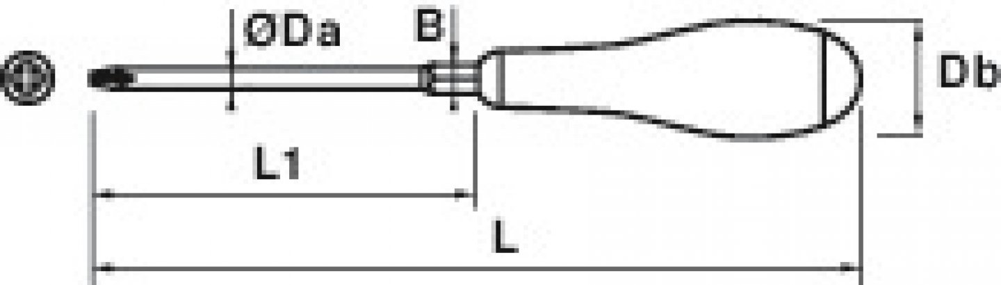 Surubelnita cu hexagon tip pozidrive 02