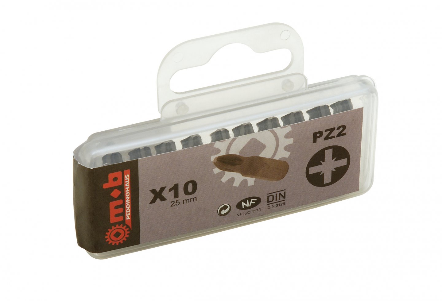 Set 10 bituri pentru locas pozidrive 1/4 02