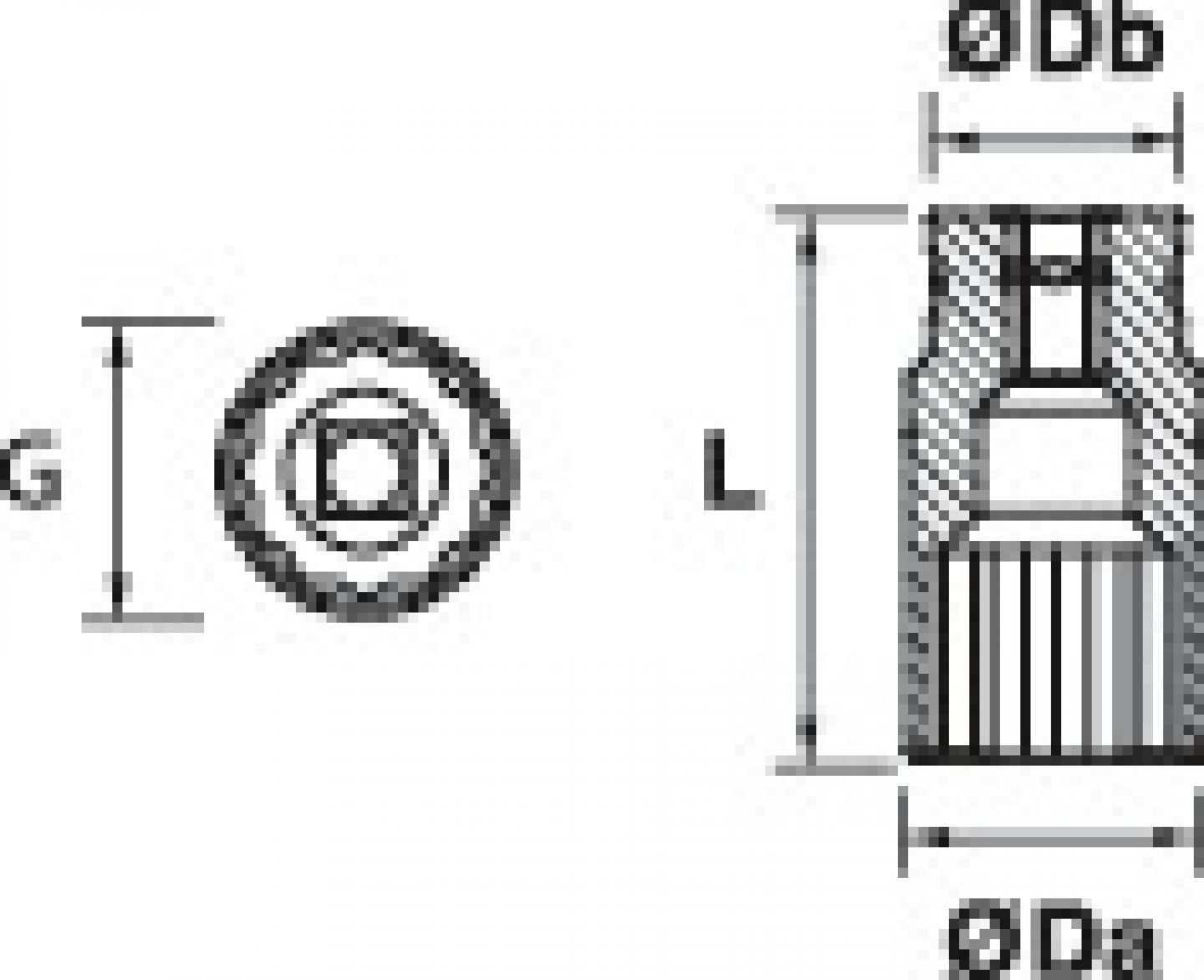 Cap cheie tubulara lunga cu dublu hexagon 3/8 - dh 02