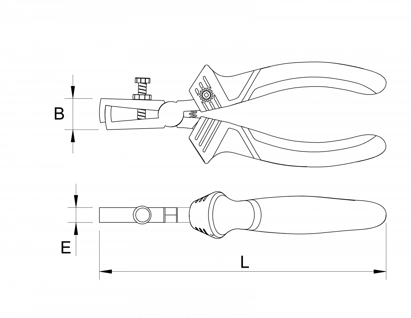 Clesti pentru dezizolat, manson bimaterial 02