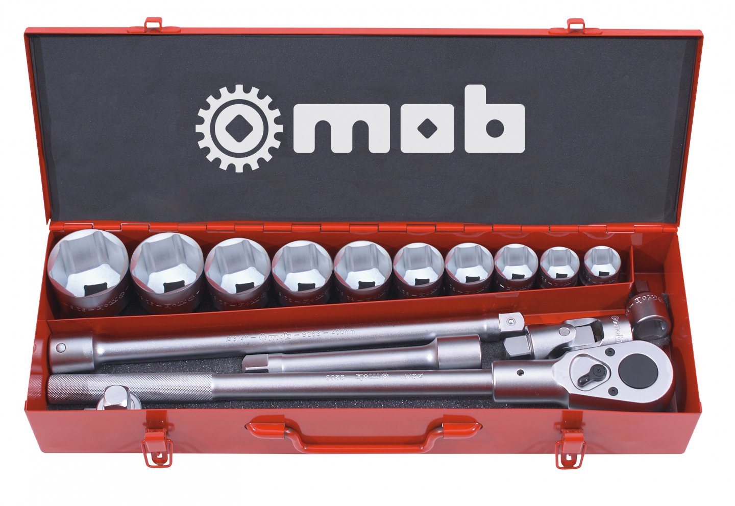 Trusa capete chei tubulare si accesorii heavy163/4 dh