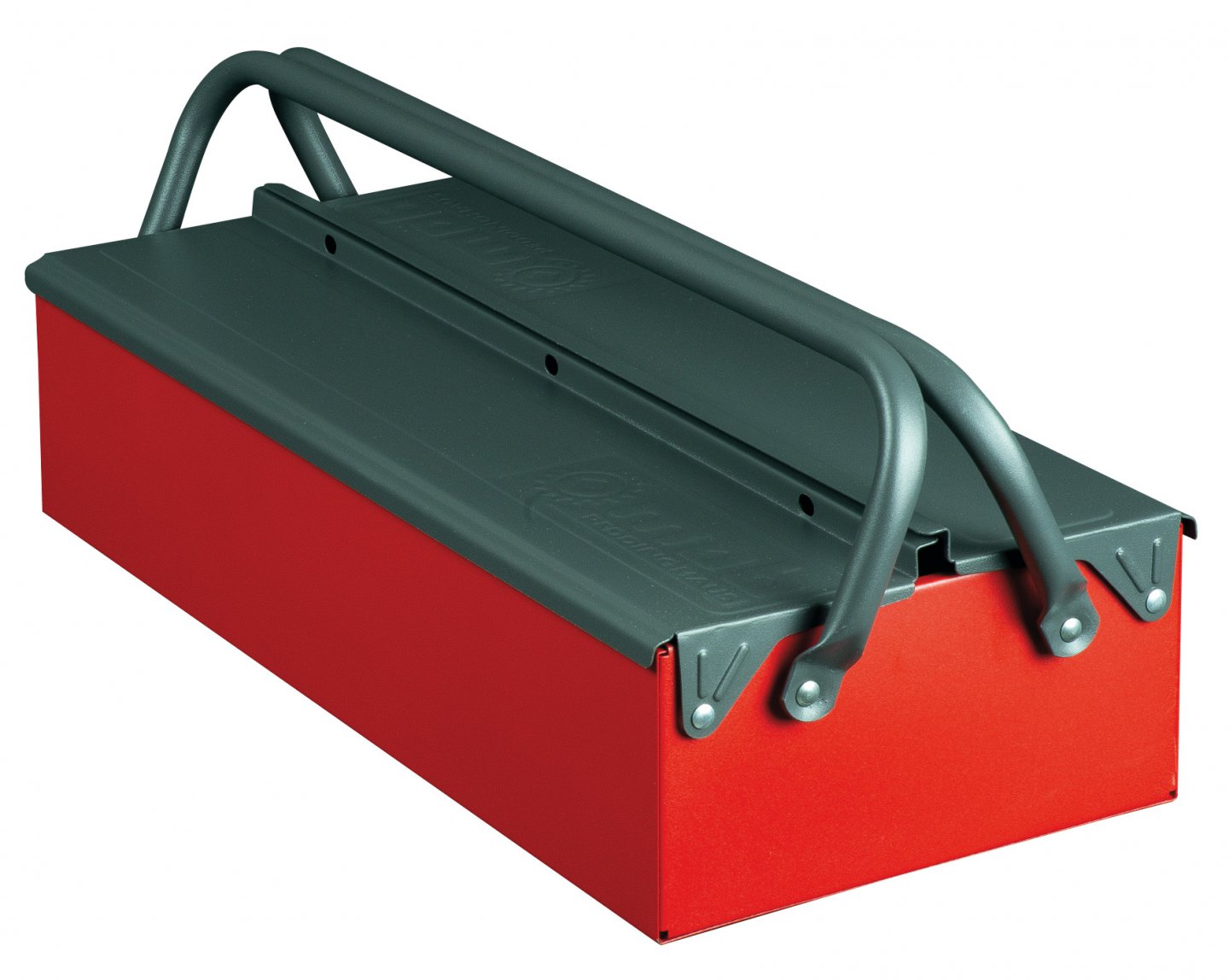 Cutie rabatabila bicolor cu 1 compartiment si 2 manere 02