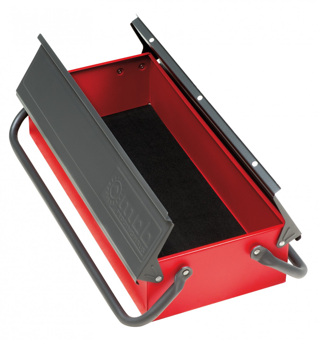 Cutie rabatabila bicolor cu 1 compartiment si 2 manere