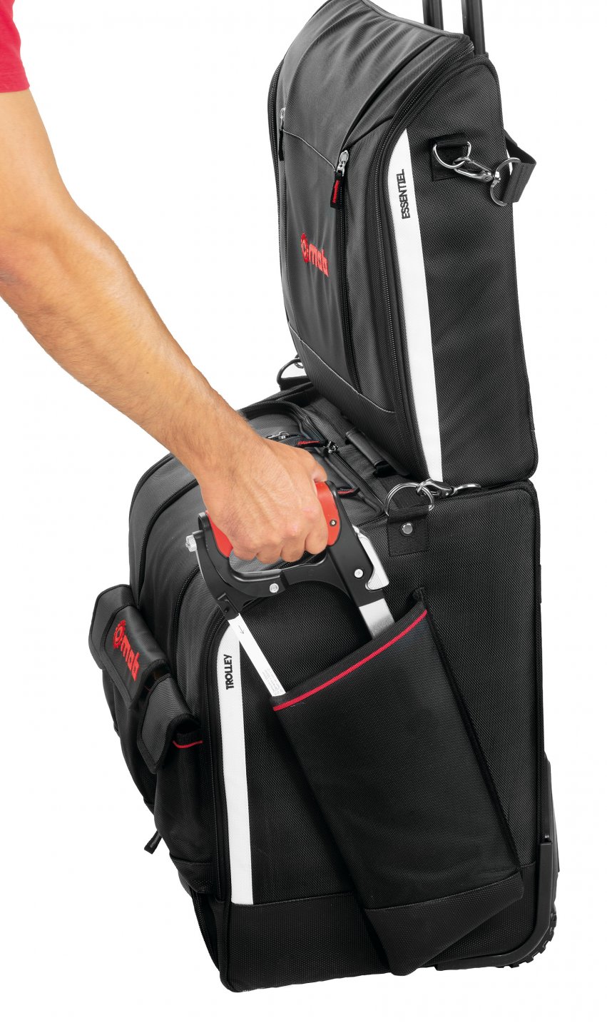 Set trolley b'up pentru scule si geanta textil pentru scule essentiel 04