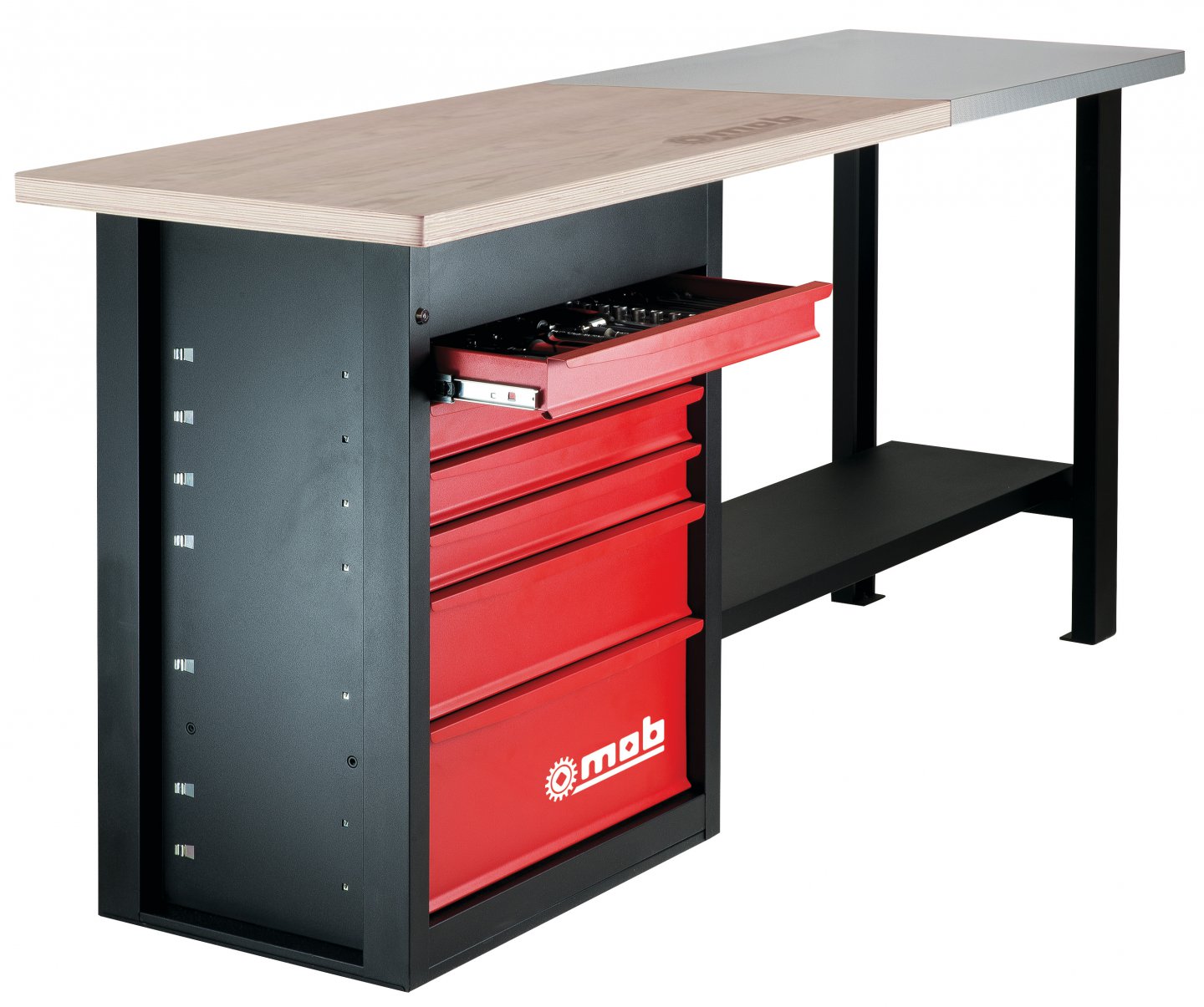 Banc fix tsg8 x6 sertare+placa inox 02