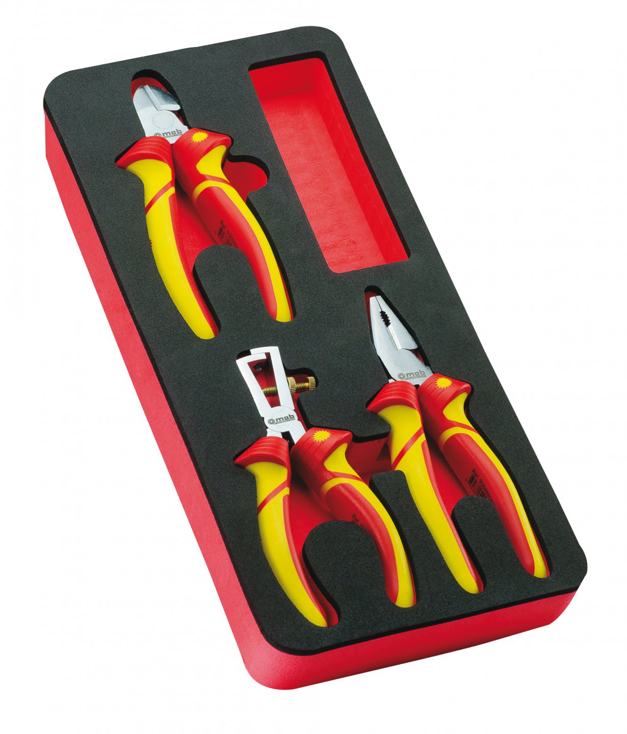 Modul de spumă gol pentru 3 cleme izolate 1000v 03