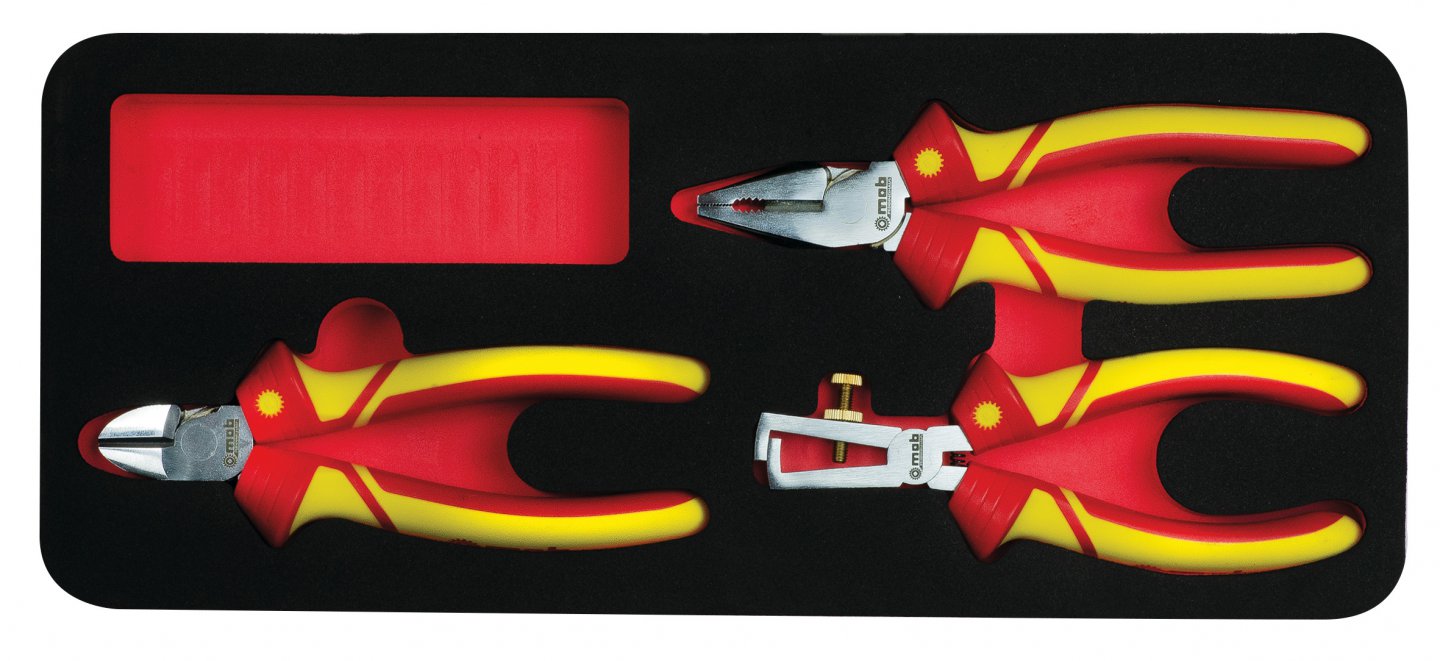 Modul de spumă gol pentru 3 cleme izolate 1000v 06