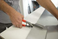 Foarfeca universala cu falci combinate pentru tabla 02