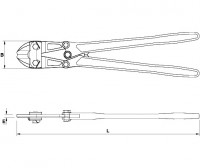 Clesti cu brate forjate pentru taiat buloane 02