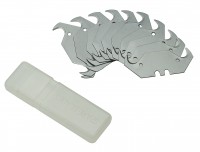 Set rezerve 10 lame drepte pentru cutter, trapezoidale 03
