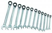 Kit cheie combinată cu cliquet 02