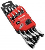 Dupli-cadru de 7 chei combinate cu cliquet