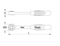 Antrenor 1/2 cu clichet pentru cheie calorifer 02