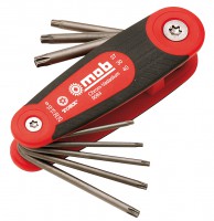 Set 8 chei locas tamper torx tip briceag