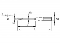 Surubelnita de impact cu hexagon pentru mecanici, maner lemn 02