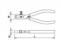 Cleste pentru dezizolat, manson pvc 02