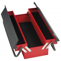 Cutie rabatabila bicolor cu 3 compartimente si 2 manere