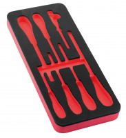 Modul de spumă pentru 6 șurubelnițe izolate 1000v + tester