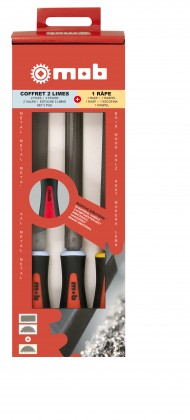 Set 2 pile si 1 raspel cu maner