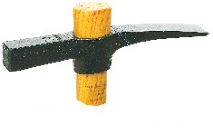 Ciocan zidar cu lama orizontala si cap, coada de lemn