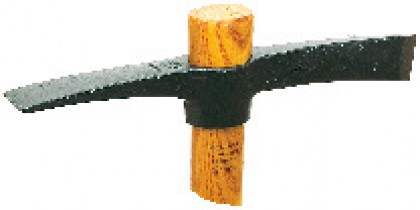 Ciocan zidar cu 2 lame, coada de lemn