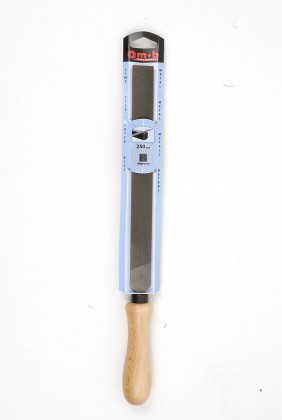 Pilă plată mână de lemn pe card