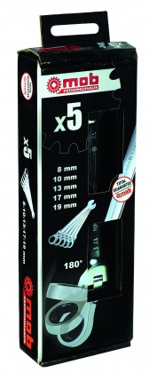 Set 5 chei combinate cu clichet, articulate in displaybox